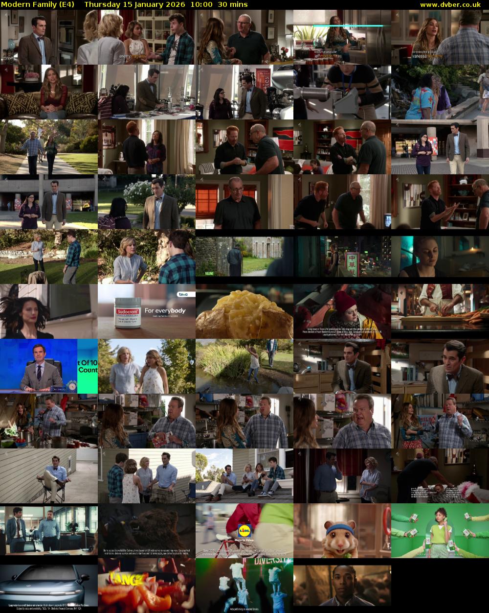 Modern Family (E4) Thursday 15 January 2026 10:00 - 10:30