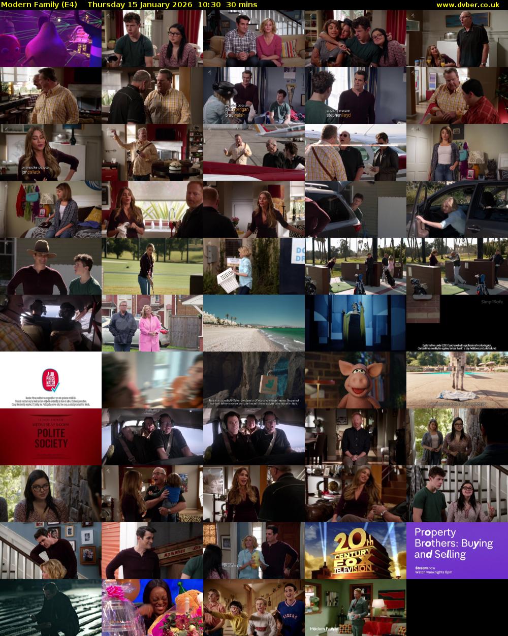 Modern Family (E4) Thursday 15 January 2026 10:30 - 11:00