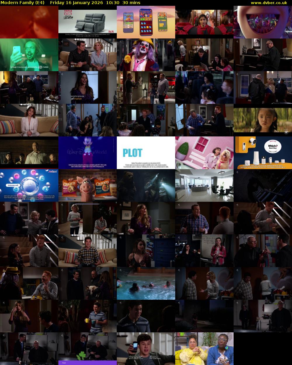 Modern Family (E4) Friday 16 January 2026 10:30 - 11:00