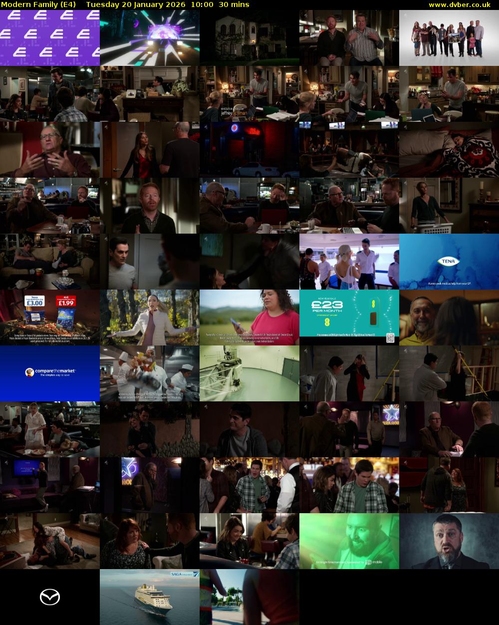 Modern Family (E4) Tuesday 20 January 2026 10:00 - 10:30