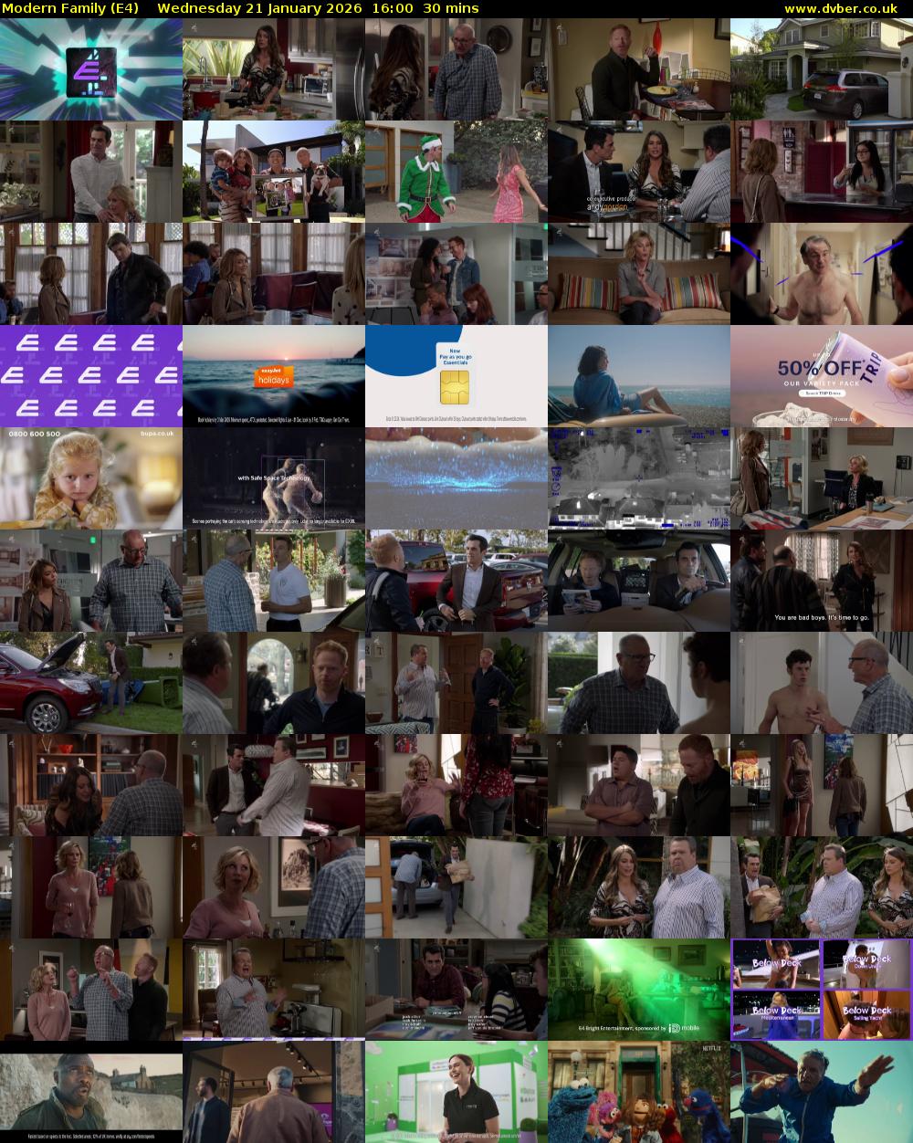 Modern Family (E4) Wednesday 21 January 2026 16:00 - 16:30