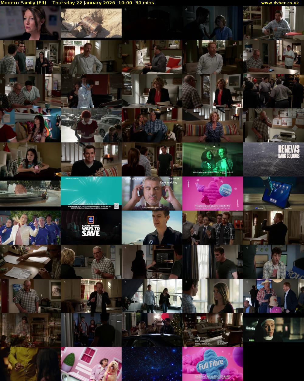 Modern Family (E4) Thursday 22 January 2026 10:00 - 10:30