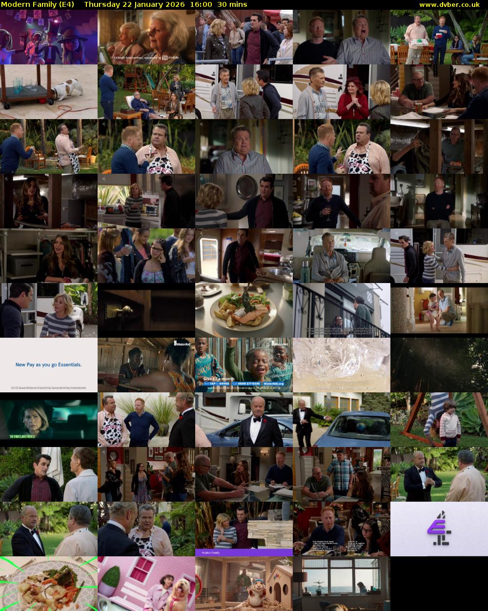 Modern Family (E4) Thursday 22 January 2026 16:00 - 16:30
