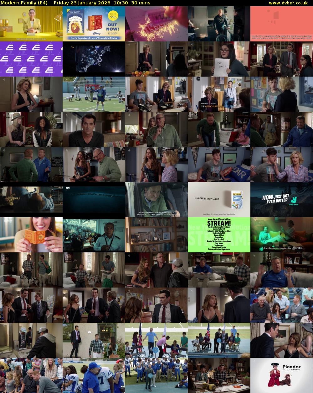 Modern Family (E4) Friday 23 January 2026 10:30 - 11:00