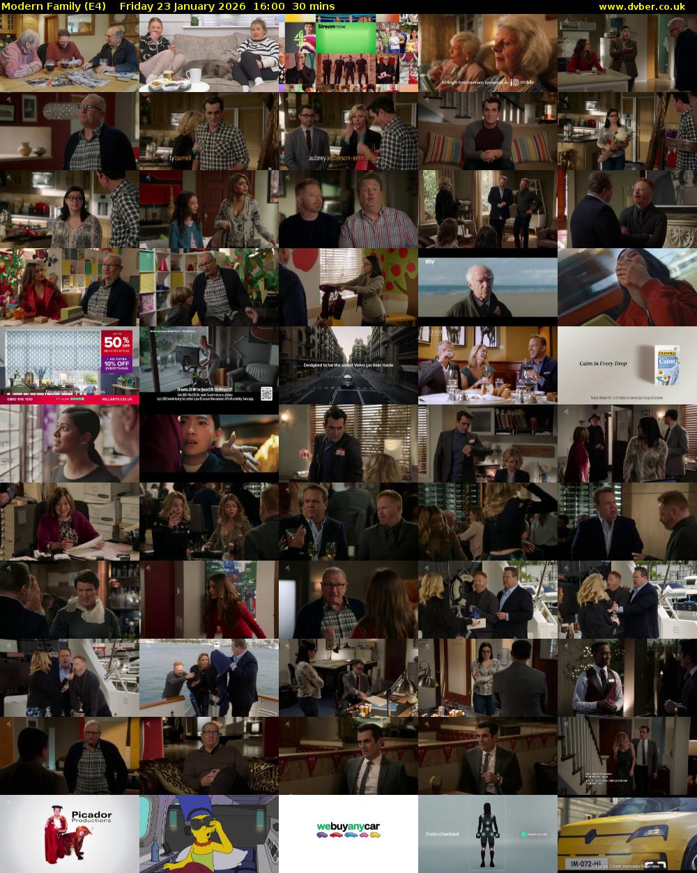 Modern Family (E4) Friday 23 January 2026 16:00 - 16:30