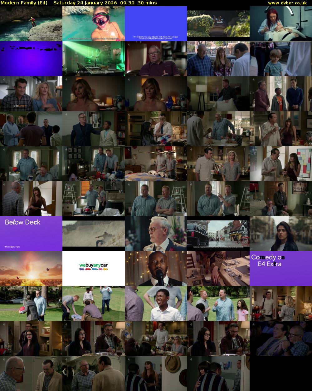 Modern Family (E4) Saturday 24 January 2026 09:30 - 10:00