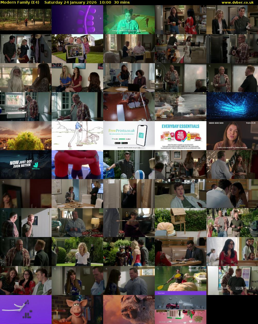 Modern Family (E4) Saturday 24 January 2026 10:00 - 10:30