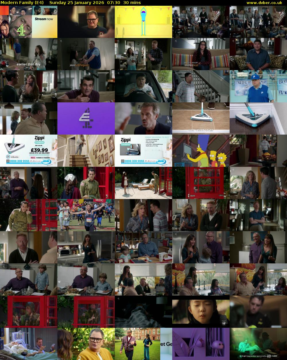 Modern Family (E4) Sunday 25 January 2026 07:30 - 08:00