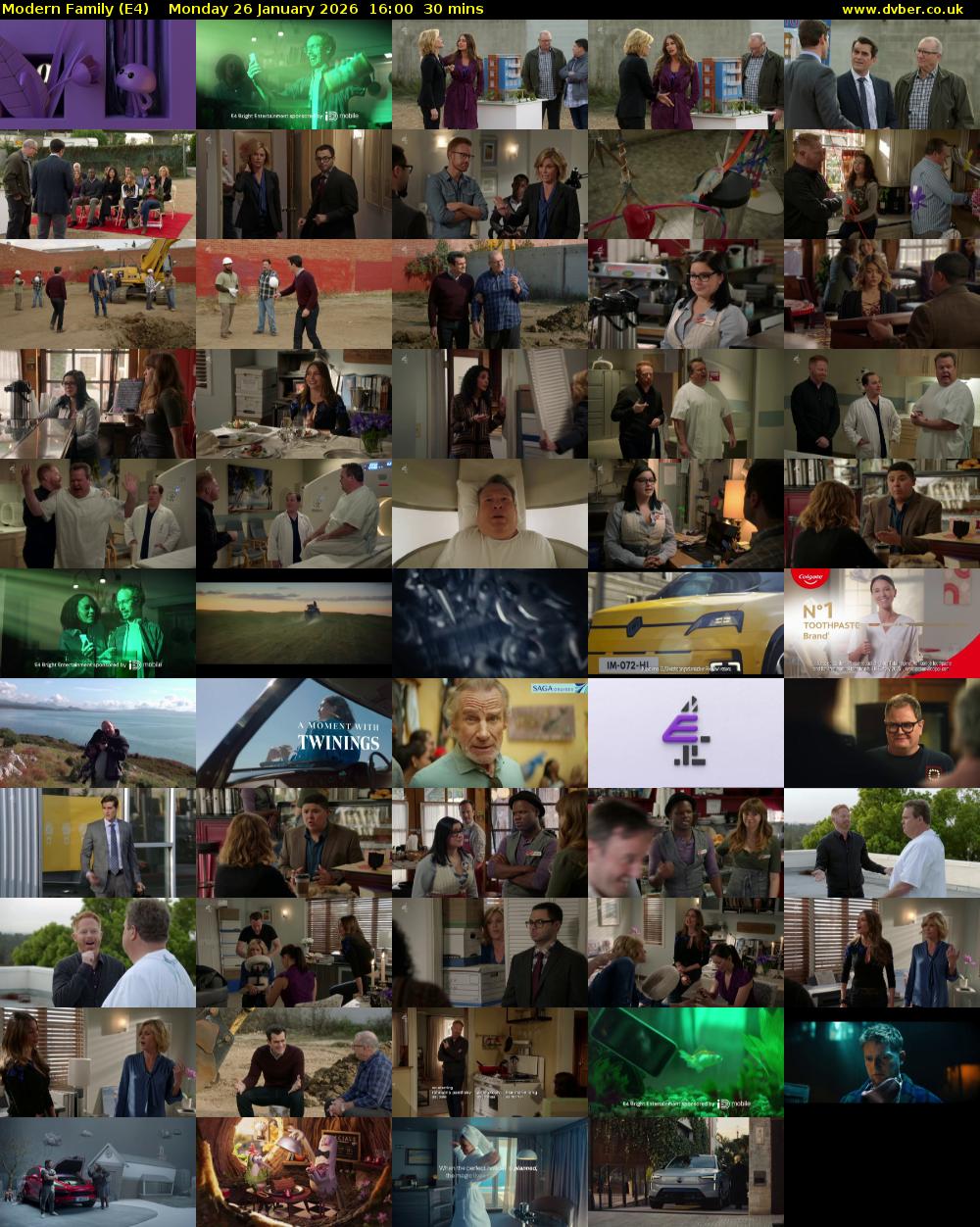 Modern Family (E4) Monday 26 January 2026 16:00 - 16:30