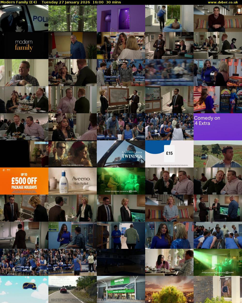 Modern Family (E4) Tuesday 27 January 2026 16:00 - 16:30