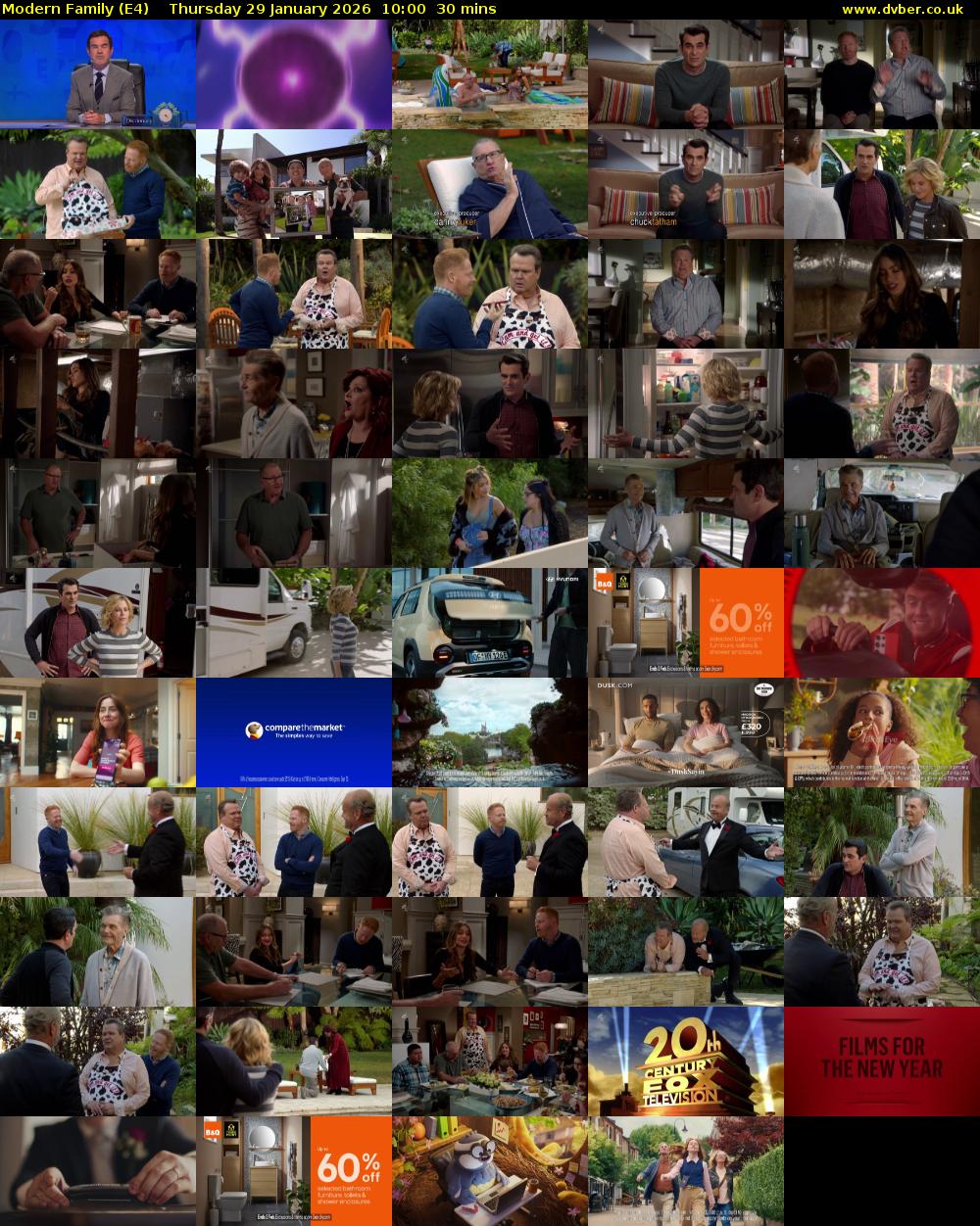 Modern Family (E4) Thursday 29 January 2026 10:00 - 10:30