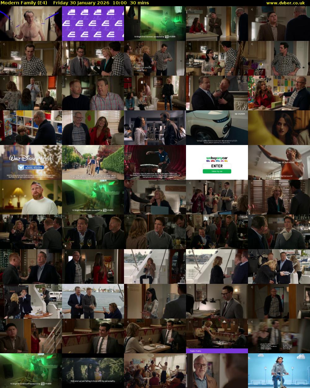 Modern Family (E4) Friday 30 January 2026 10:00 - 10:30