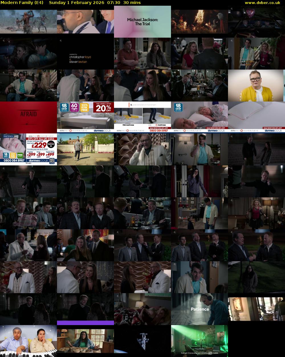 Modern Family (E4) Sunday 1 February 2026 07:30 - 08:00