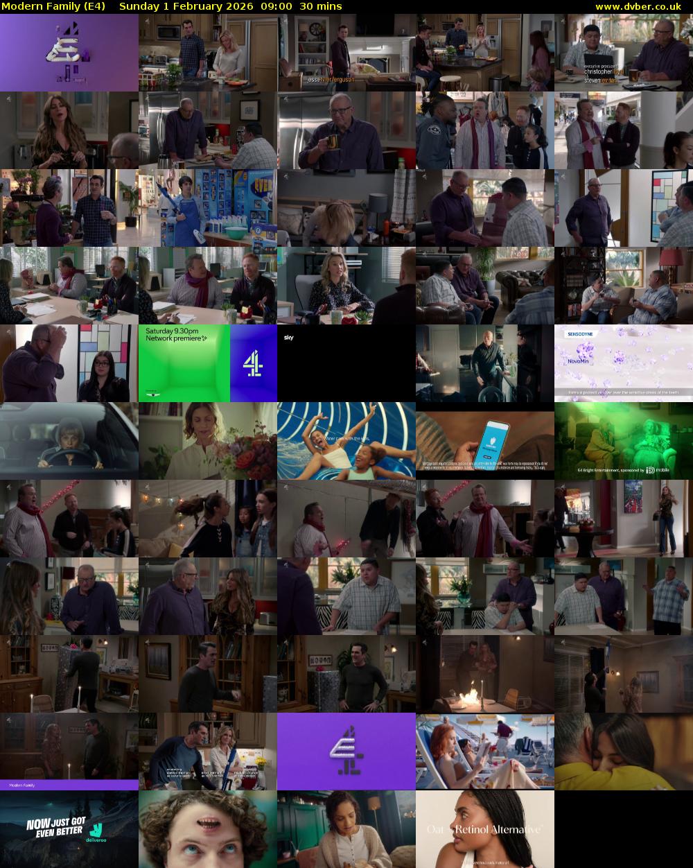 Modern Family (E4) Sunday 1 February 2026 09:00 - 09:30