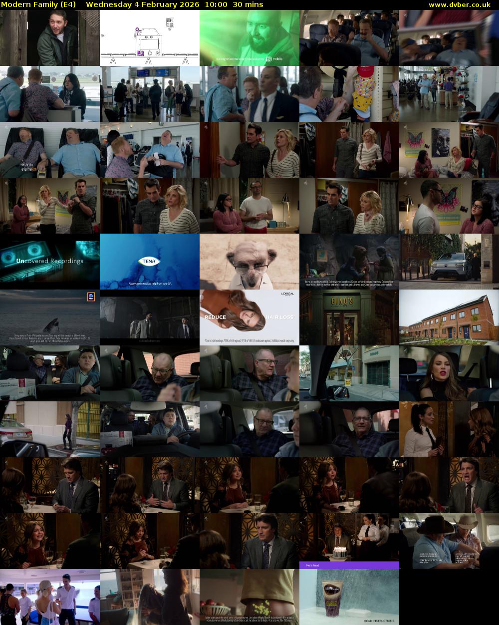 Modern Family (E4) Wednesday 4 February 2026 10:00 - 10:30