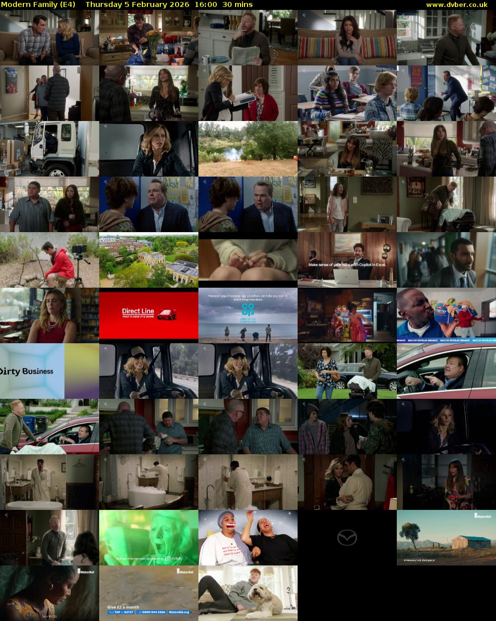 Modern Family (E4) Thursday 5 February 2026 16:00 - 16:30