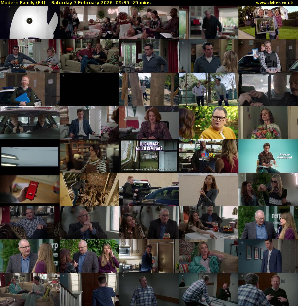 Modern Family (E4) Saturday 7 February 2026 09:35 - 10:00