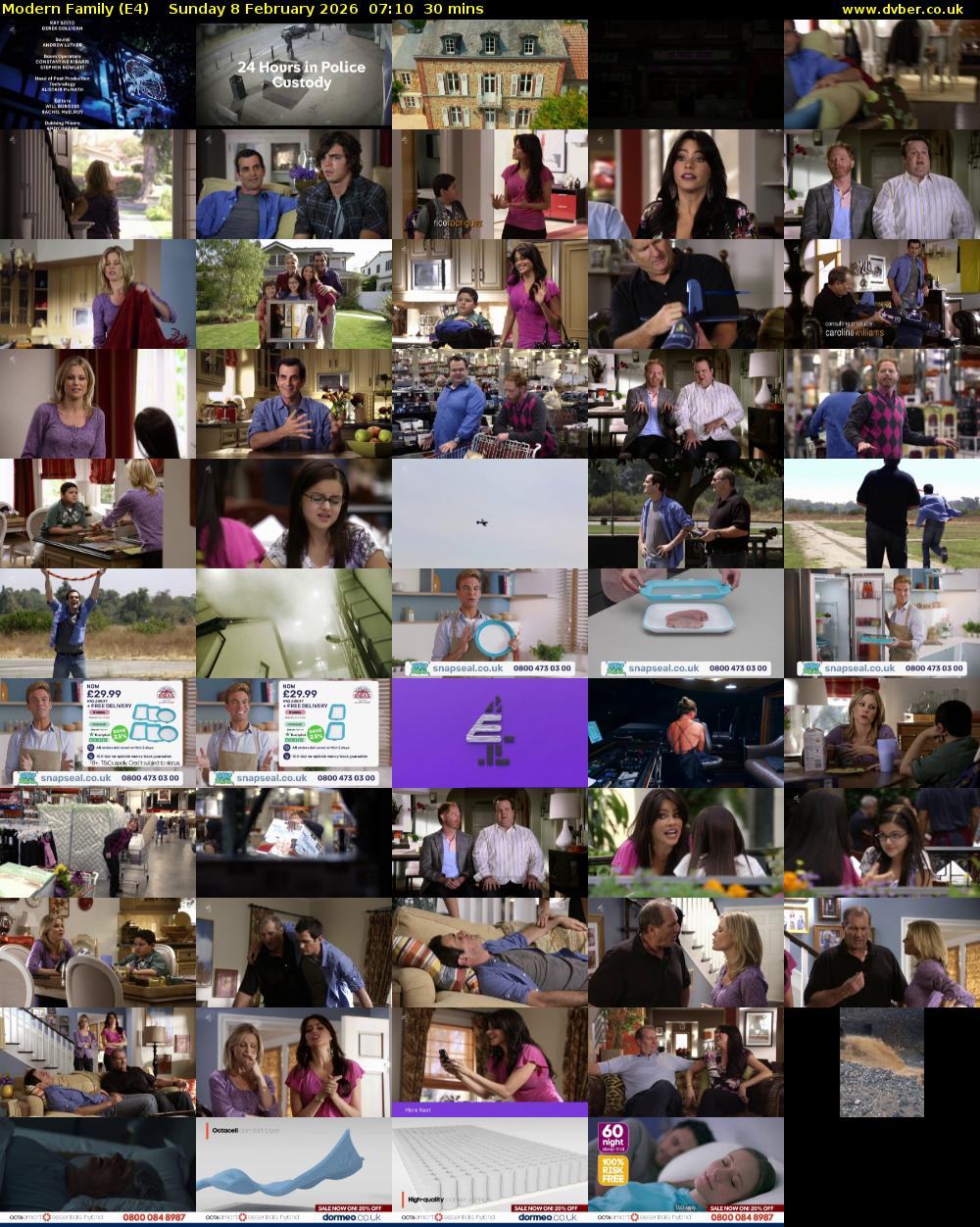 Modern Family (E4) Sunday 8 February 2026 07:10 - 07:40