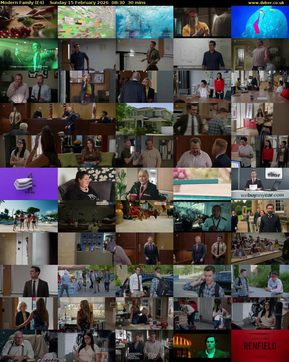 Modern Family (E4) Sunday 15 February 2026 08:30 - 09:00