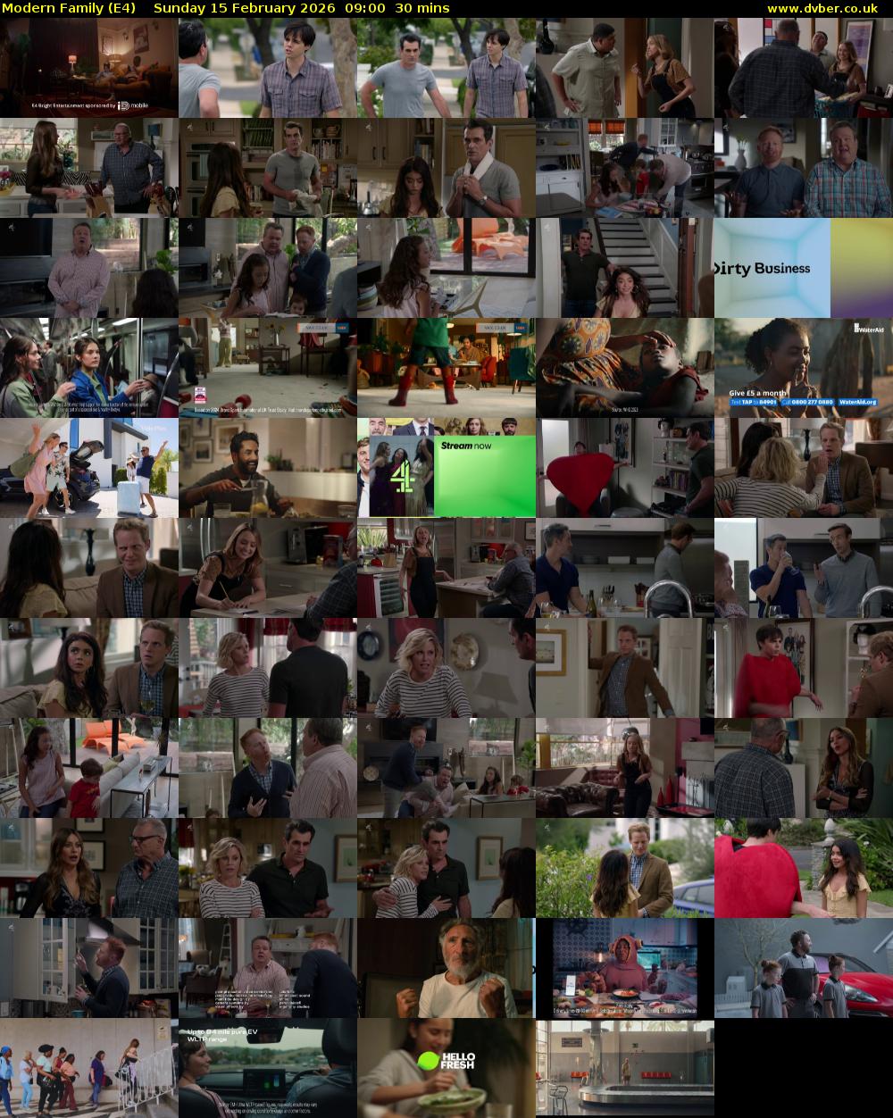 Modern Family (E4) Sunday 15 February 2026 09:00 - 09:30