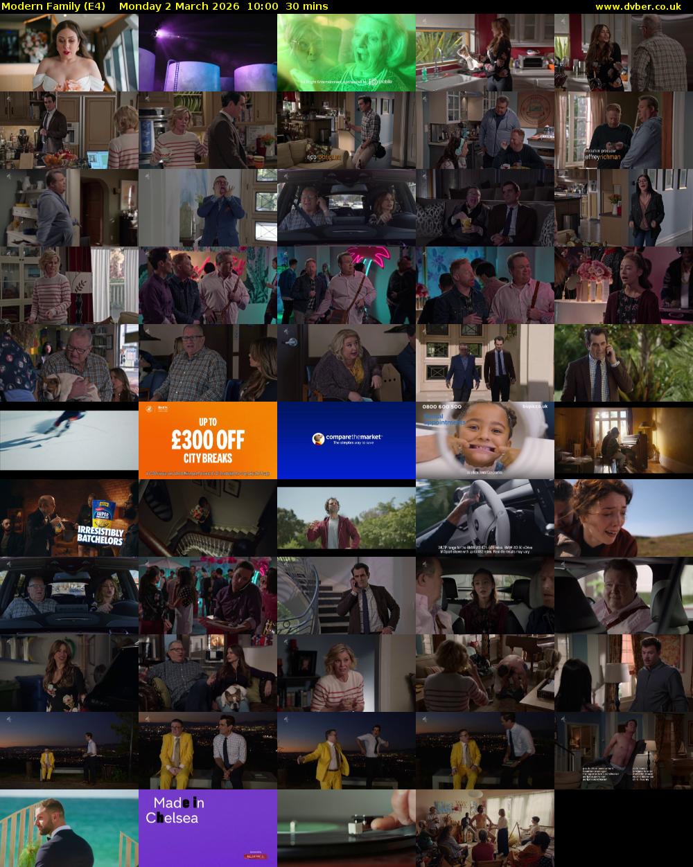 Modern Family (E4) Monday 2 March 2026 10:00 - 10:30