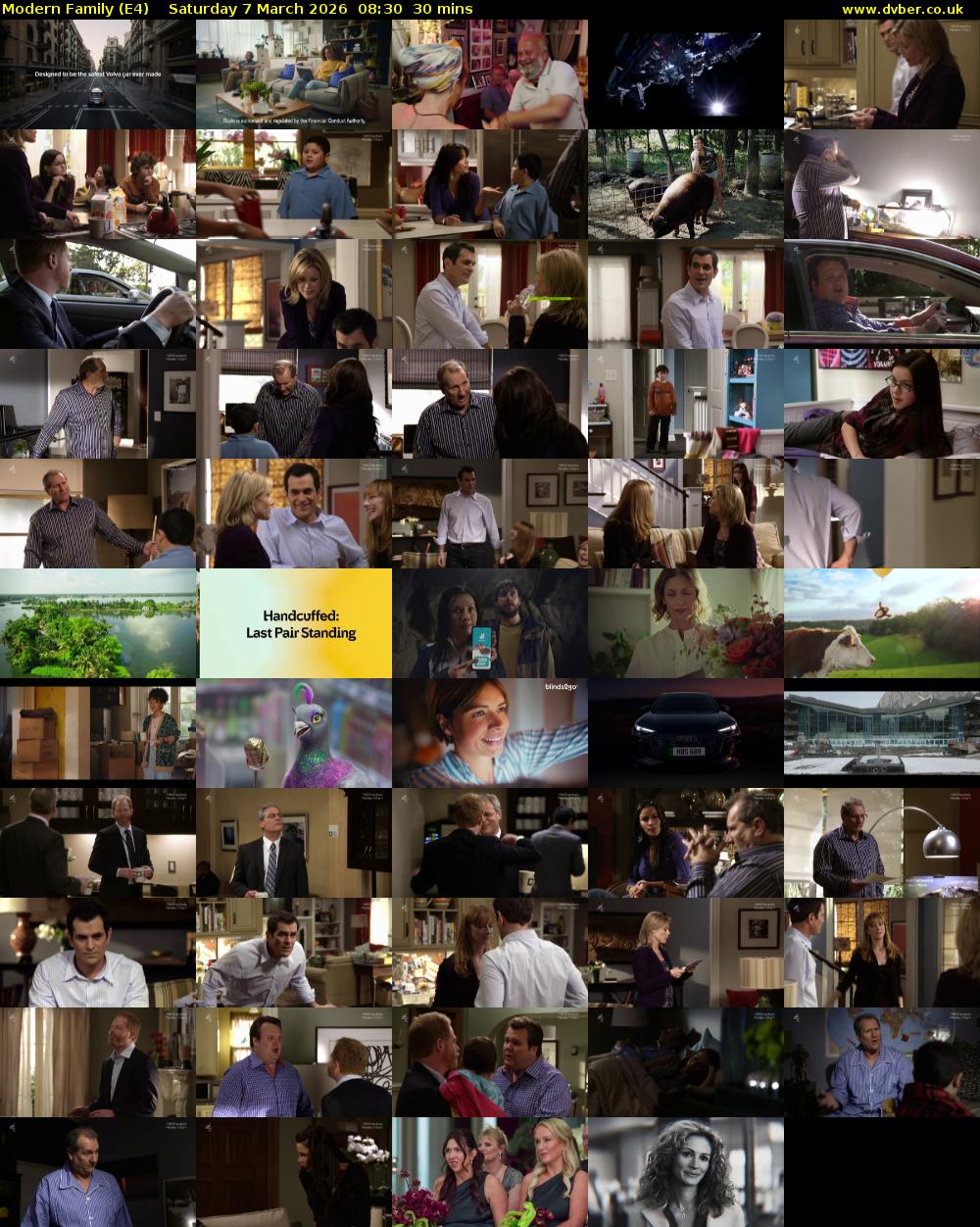 Modern Family (E4) Saturday 7 March 2026 08:30 - 09:00