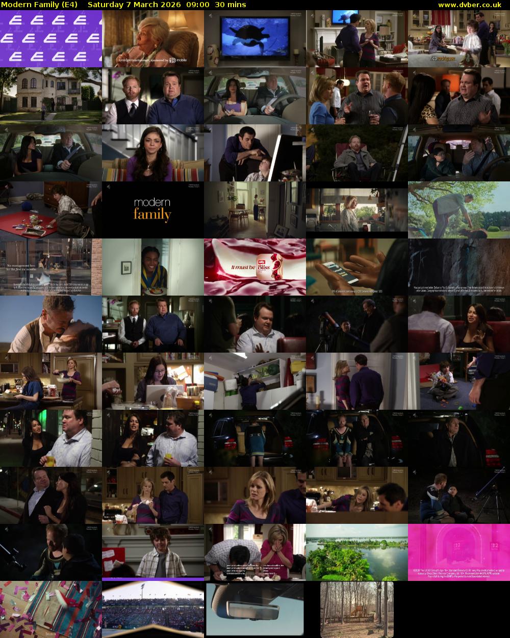 Modern Family (E4) Saturday 7 March 2026 09:00 - 09:30
