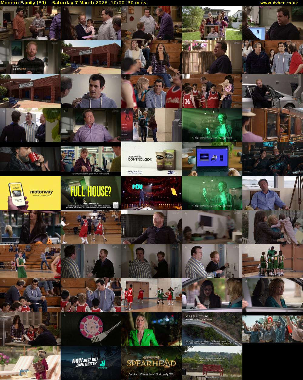 Modern Family (E4) Saturday 7 March 2026 10:00 - 10:30