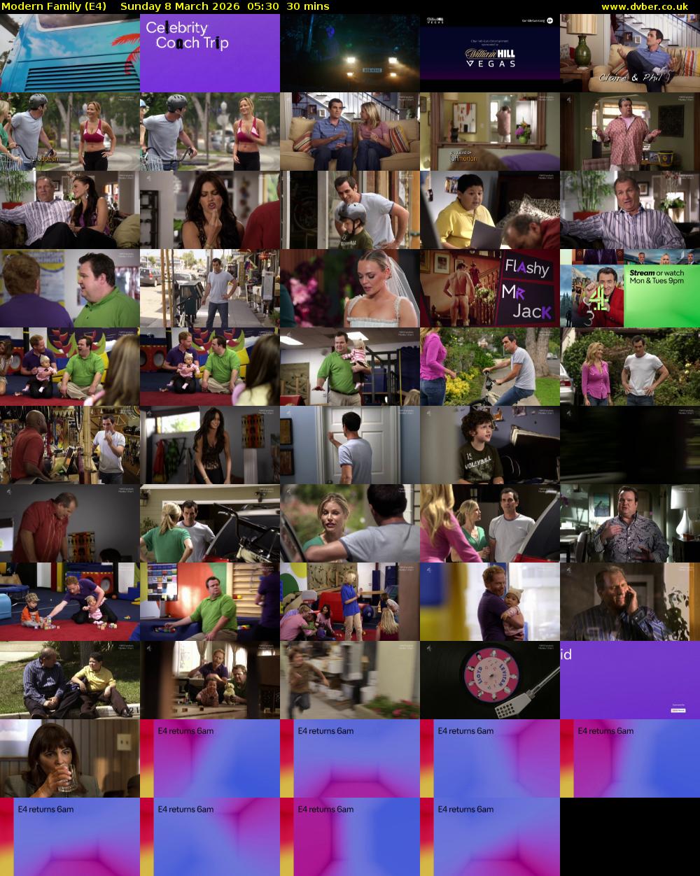 Modern Family (E4) Sunday 8 March 2026 05:30 - 06:00