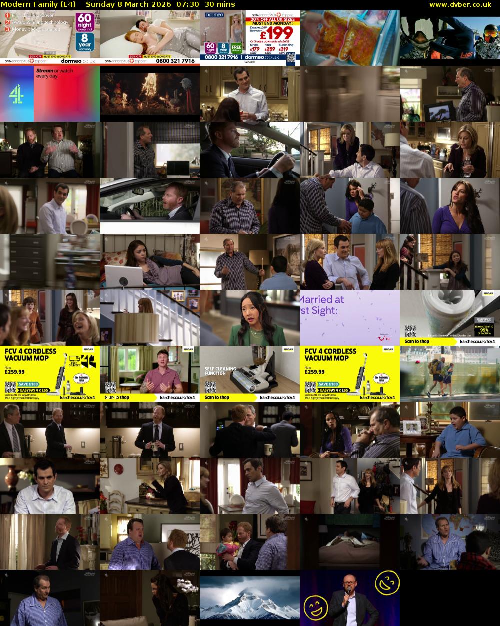Modern Family (E4) Sunday 8 March 2026 07:30 - 08:00
