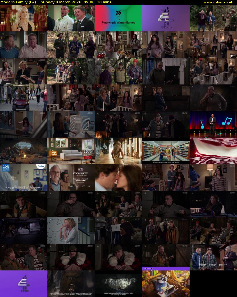 Modern Family (E4) Sunday 8 March 2026 09:00 - 09:30