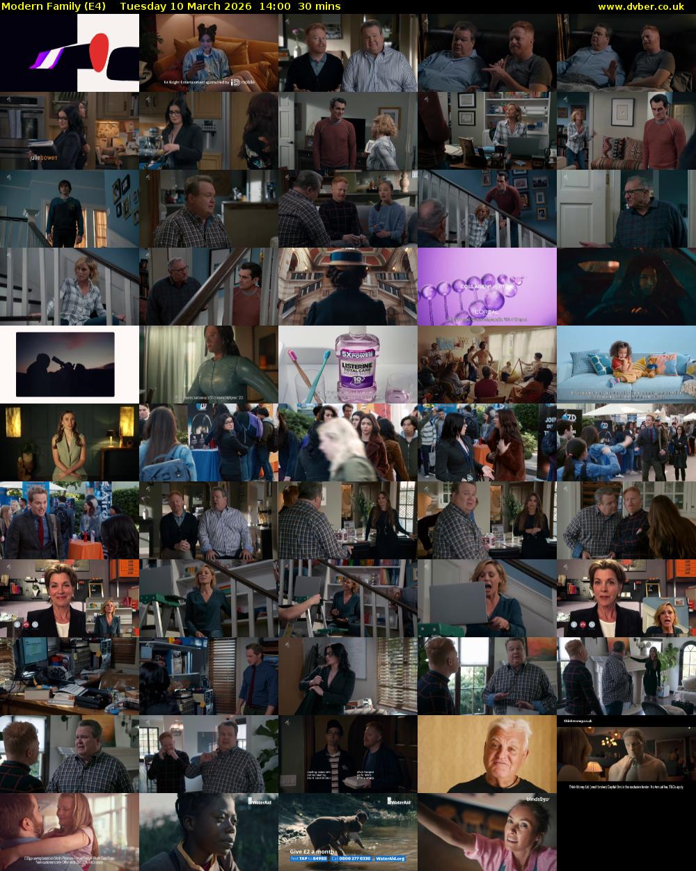 Modern Family (E4) Tuesday 10 March 2026 14:00 - 14:30