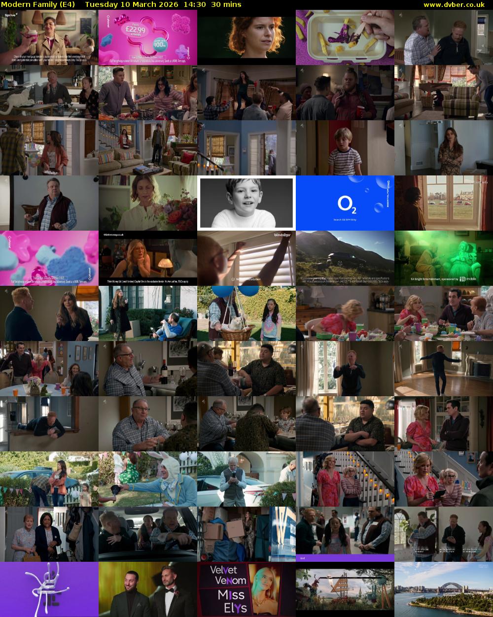 Modern Family (E4) Tuesday 10 March 2026 14:30 - 15:00