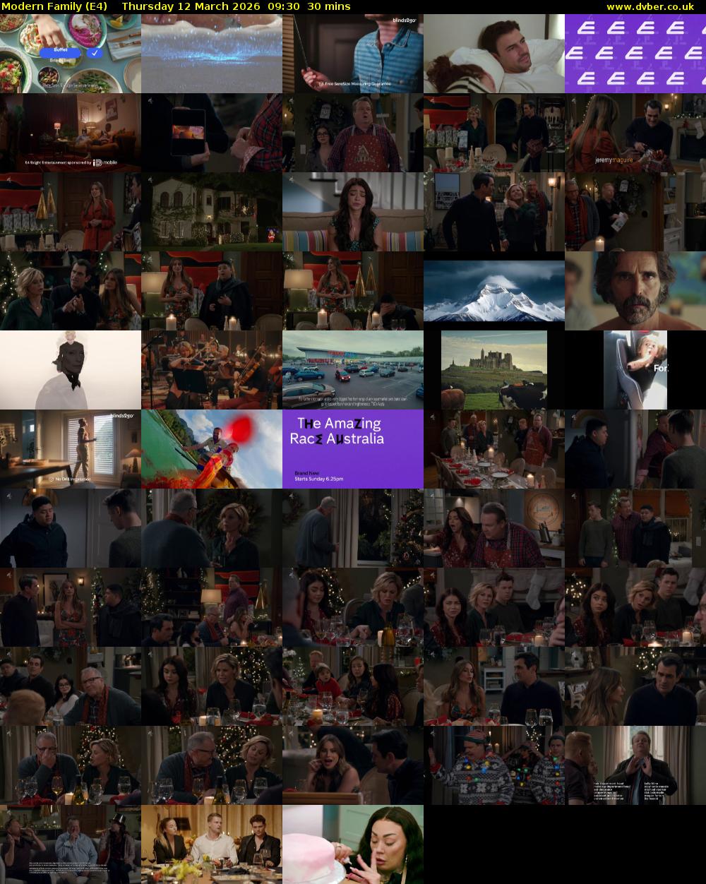 Modern Family (E4) Thursday 12 March 2026 09:30 - 10:00