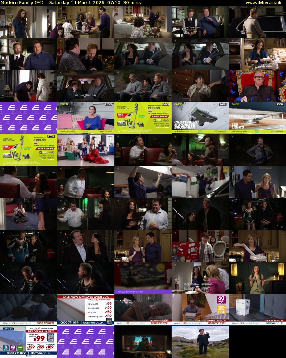 Modern Family (E4) Saturday 14 March 2026 07:10 - 07:40