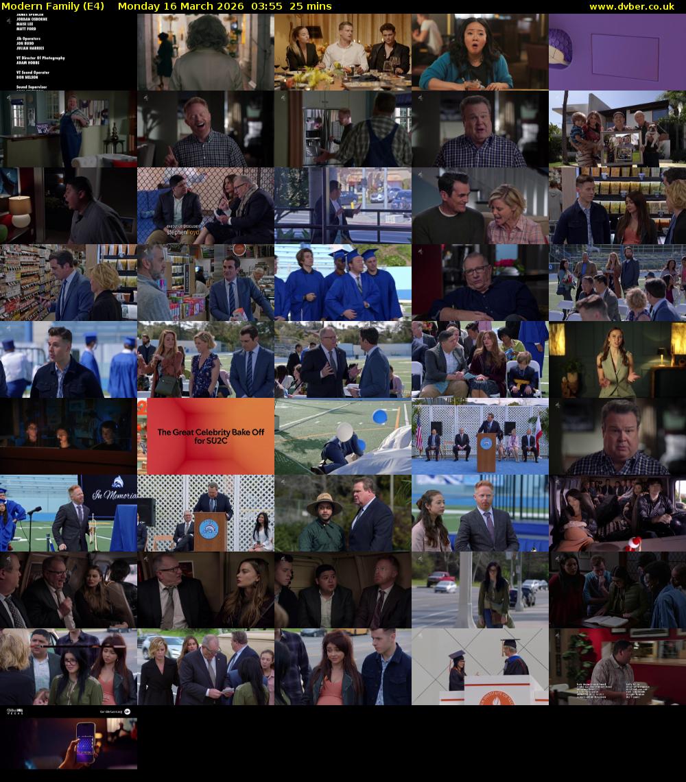 Modern Family (E4) Monday 16 March 2026 03:55 - 04:20