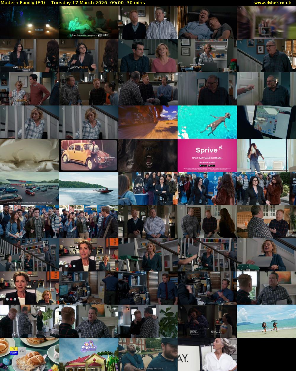 Modern Family (E4) Tuesday 17 March 2026 09:00 - 09:30