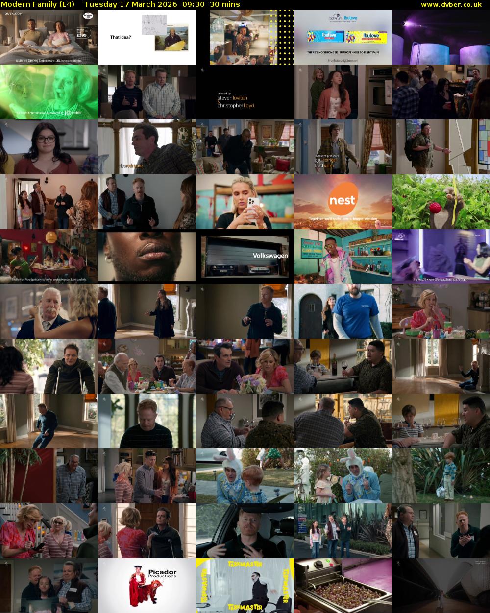 Modern Family (E4) Tuesday 17 March 2026 09:30 - 10:00