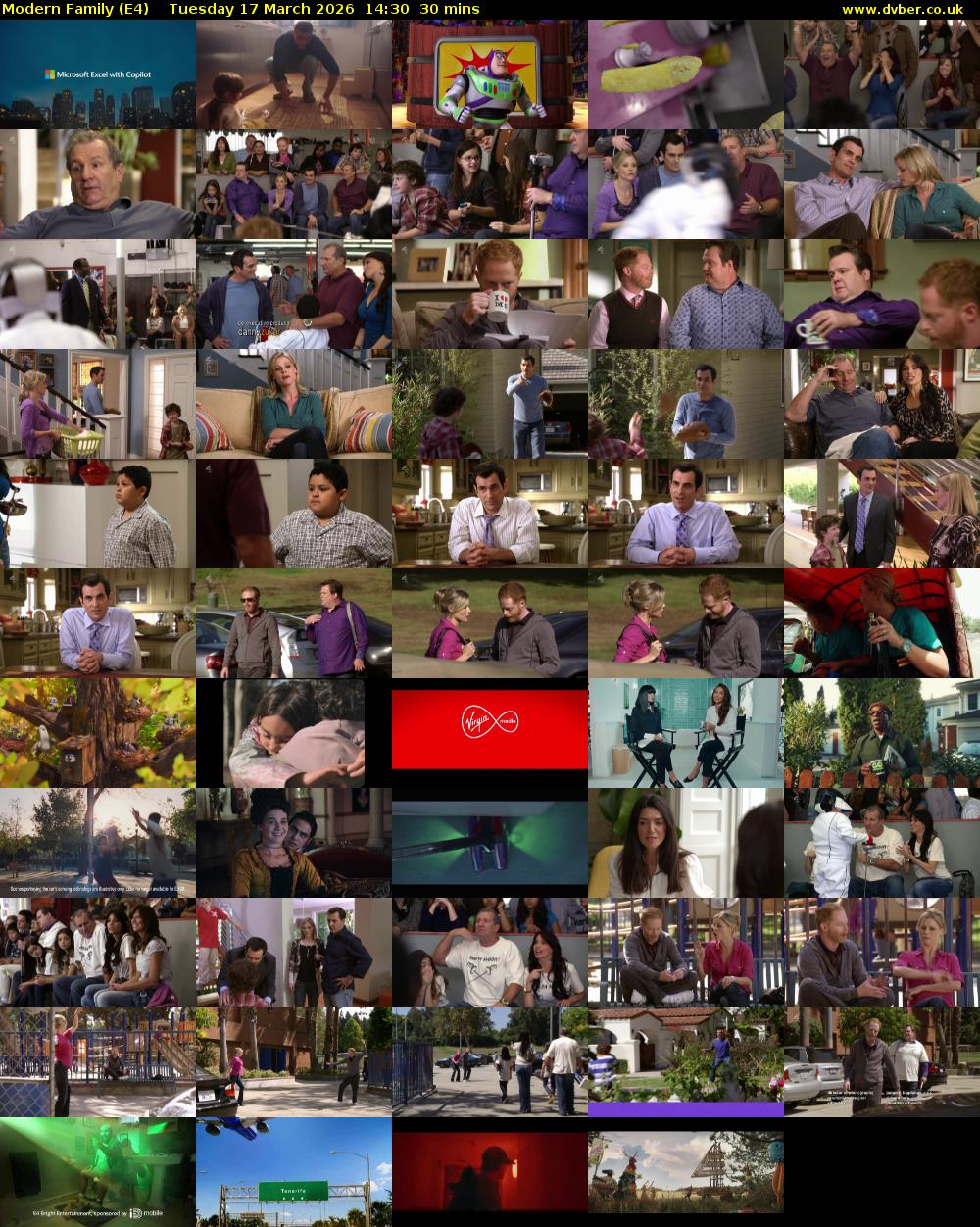 Modern Family (E4) Tuesday 17 March 2026 14:30 - 15:00