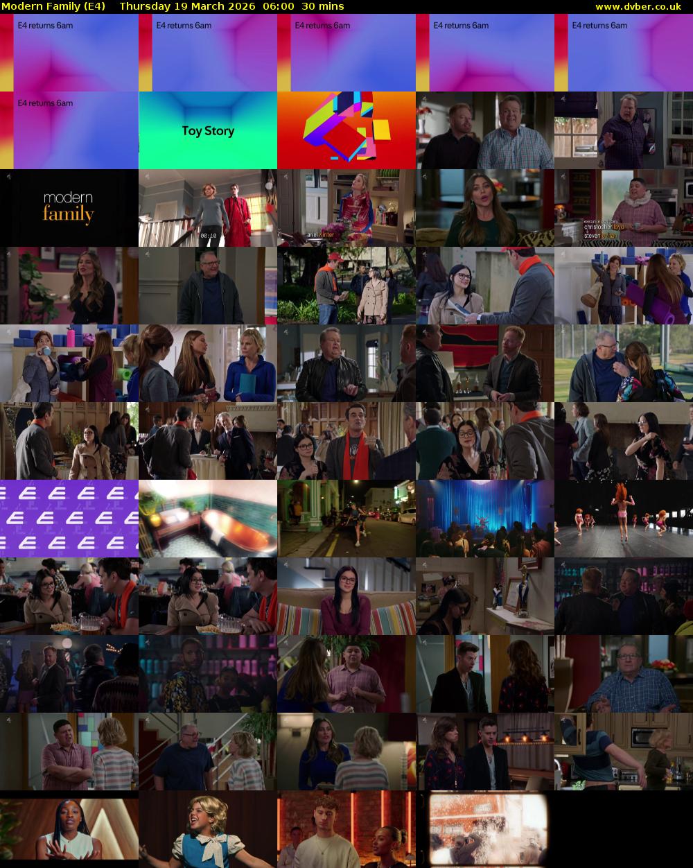 Modern Family (E4) Thursday 19 March 2026 06:00 - 06:30