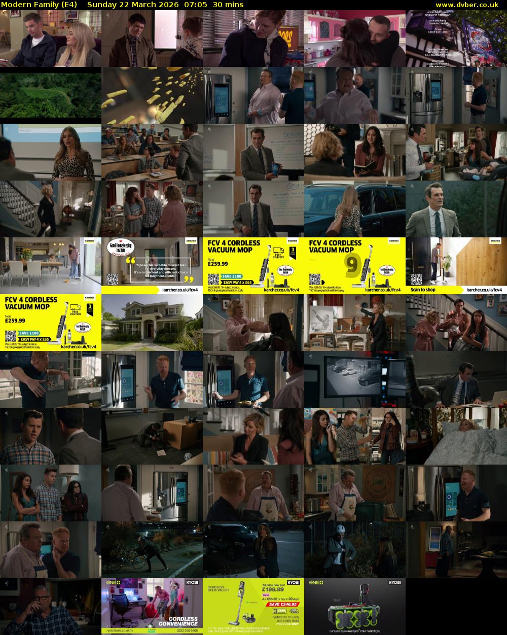 Modern Family (E4) Sunday 22 March 2026 07:05 - 07:35