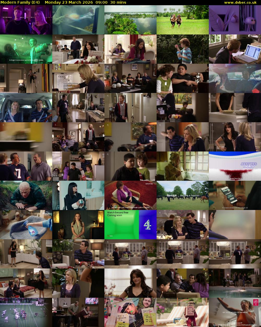 Modern Family (E4) Monday 23 March 2026 09:00 - 09:30