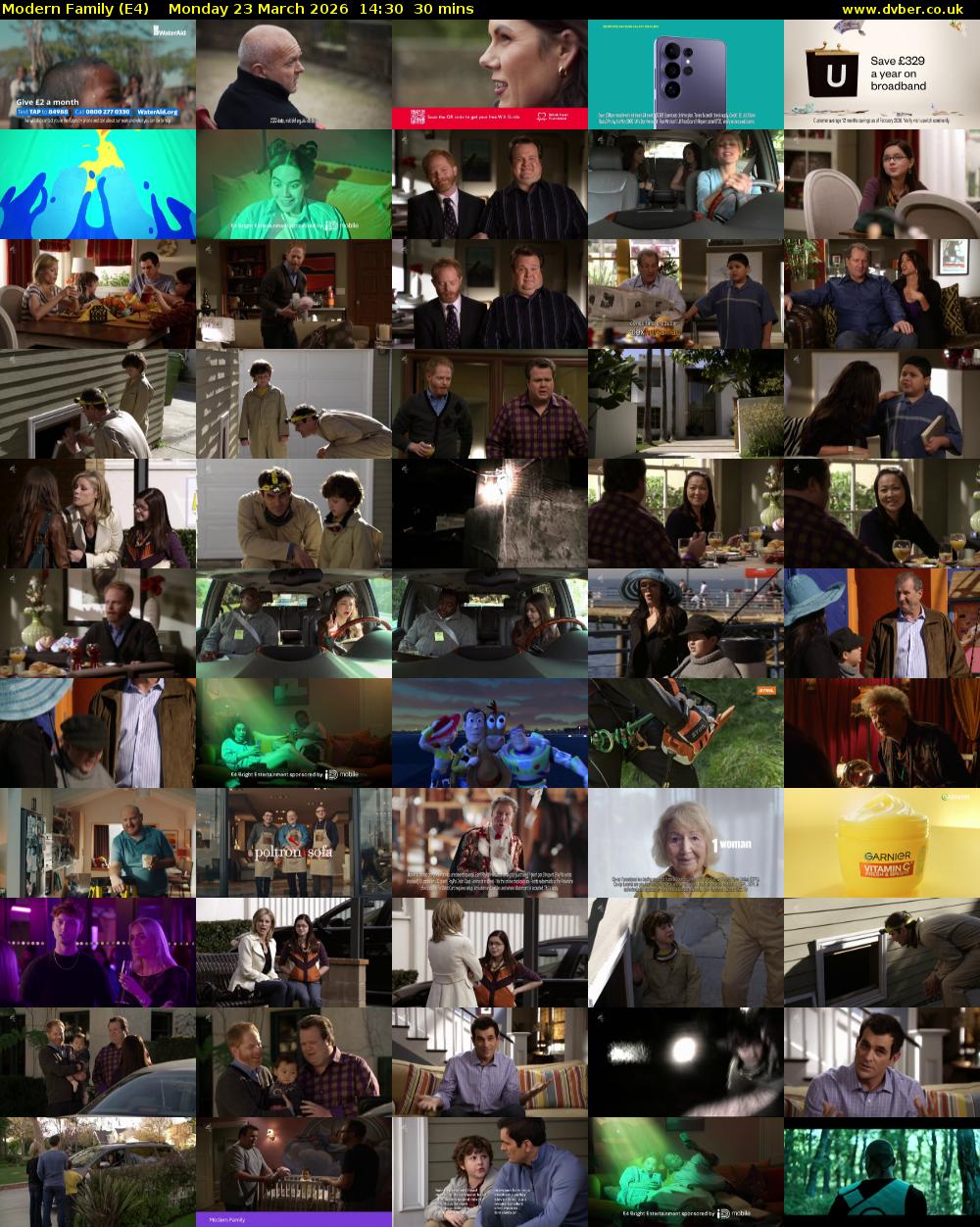 Modern Family (E4) Monday 23 March 2026 14:30 - 15:00