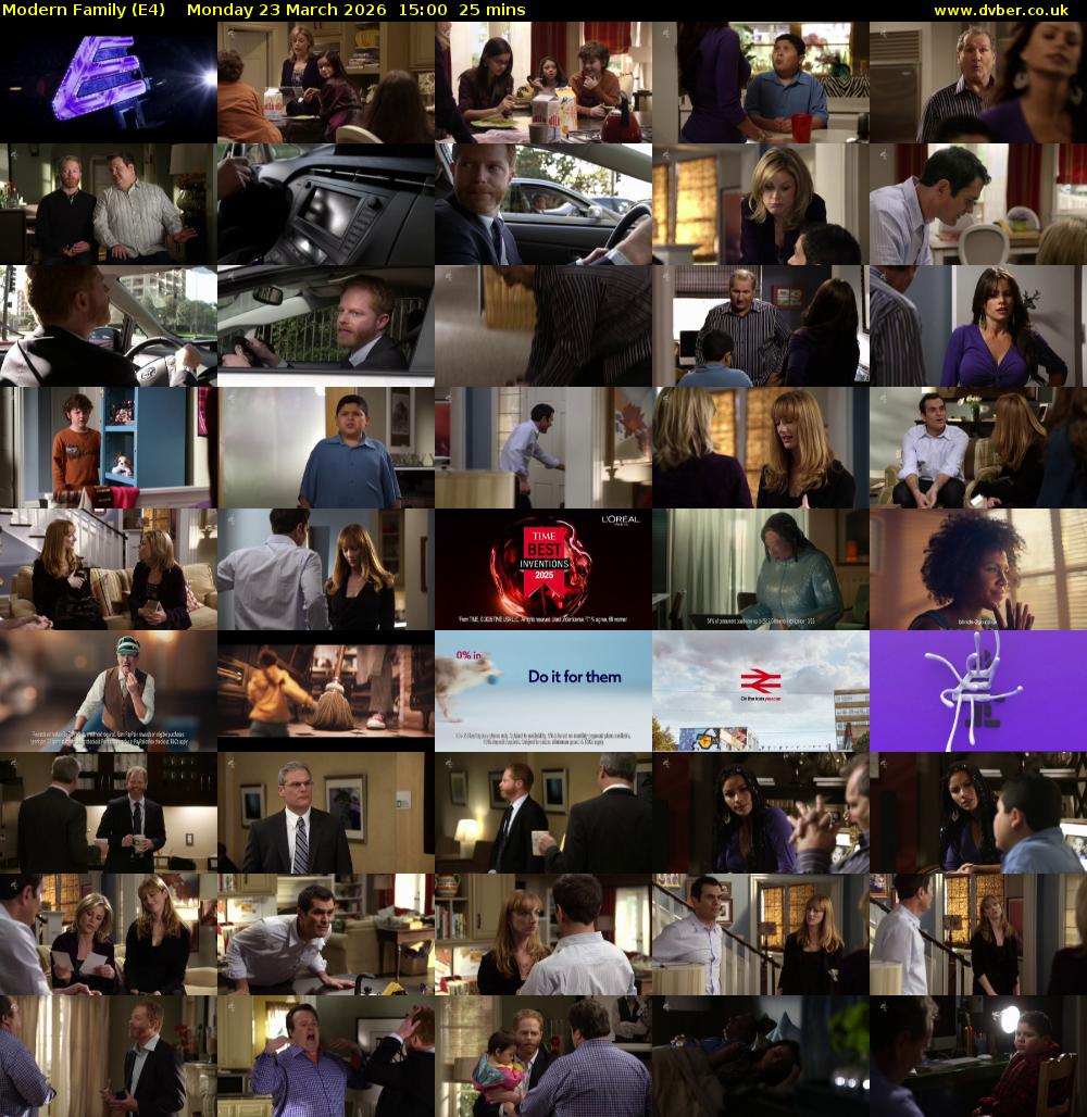 Modern Family (E4) Monday 23 March 2026 15:00 - 15:25