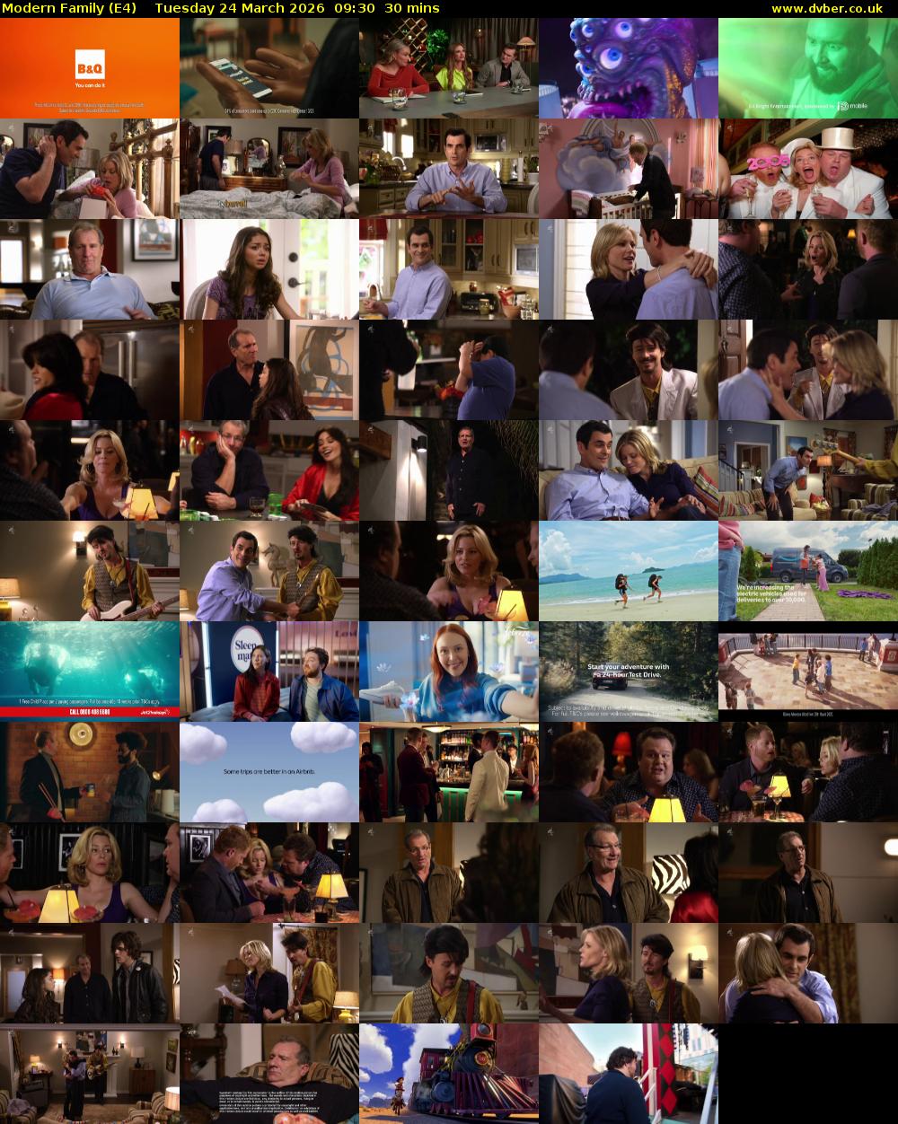 Modern Family (E4) Tuesday 24 March 2026 09:30 - 10:00