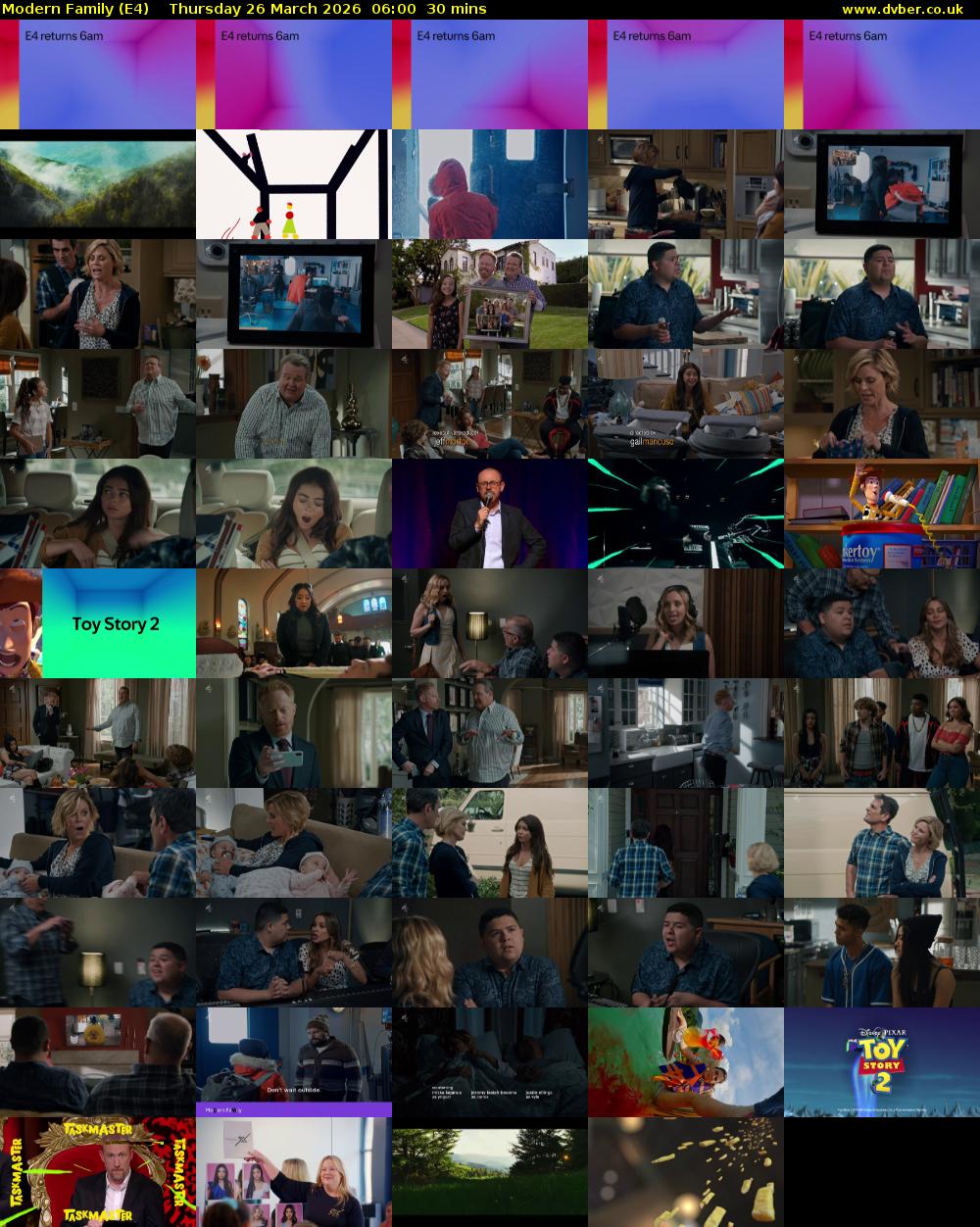 Modern Family (E4) Thursday 26 March 2026 06:00 - 06:30