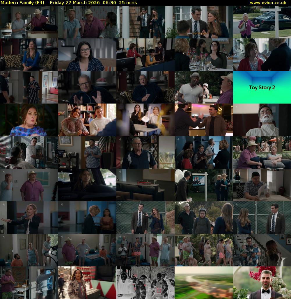 Modern Family (E4) Friday 27 March 2026 06:30 - 06:55