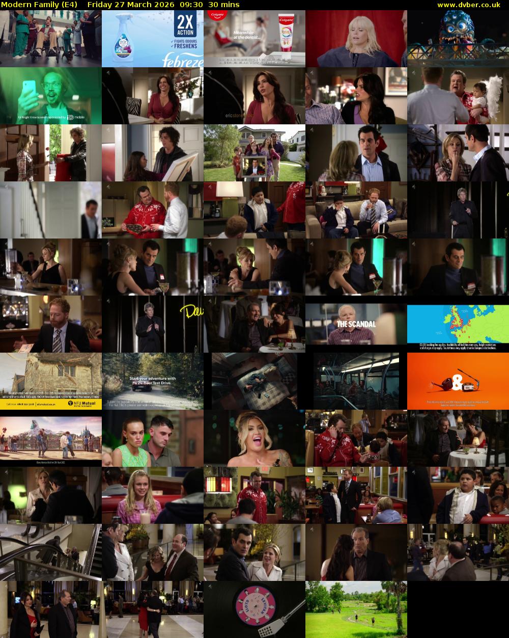 Modern Family (E4) Friday 27 March 2026 09:30 - 10:00