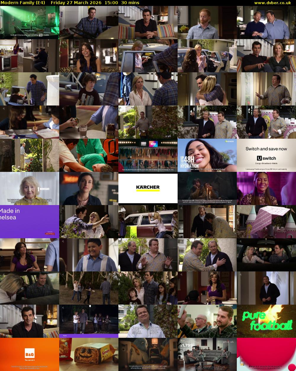 Modern Family (E4) Friday 27 March 2026 15:00 - 15:30