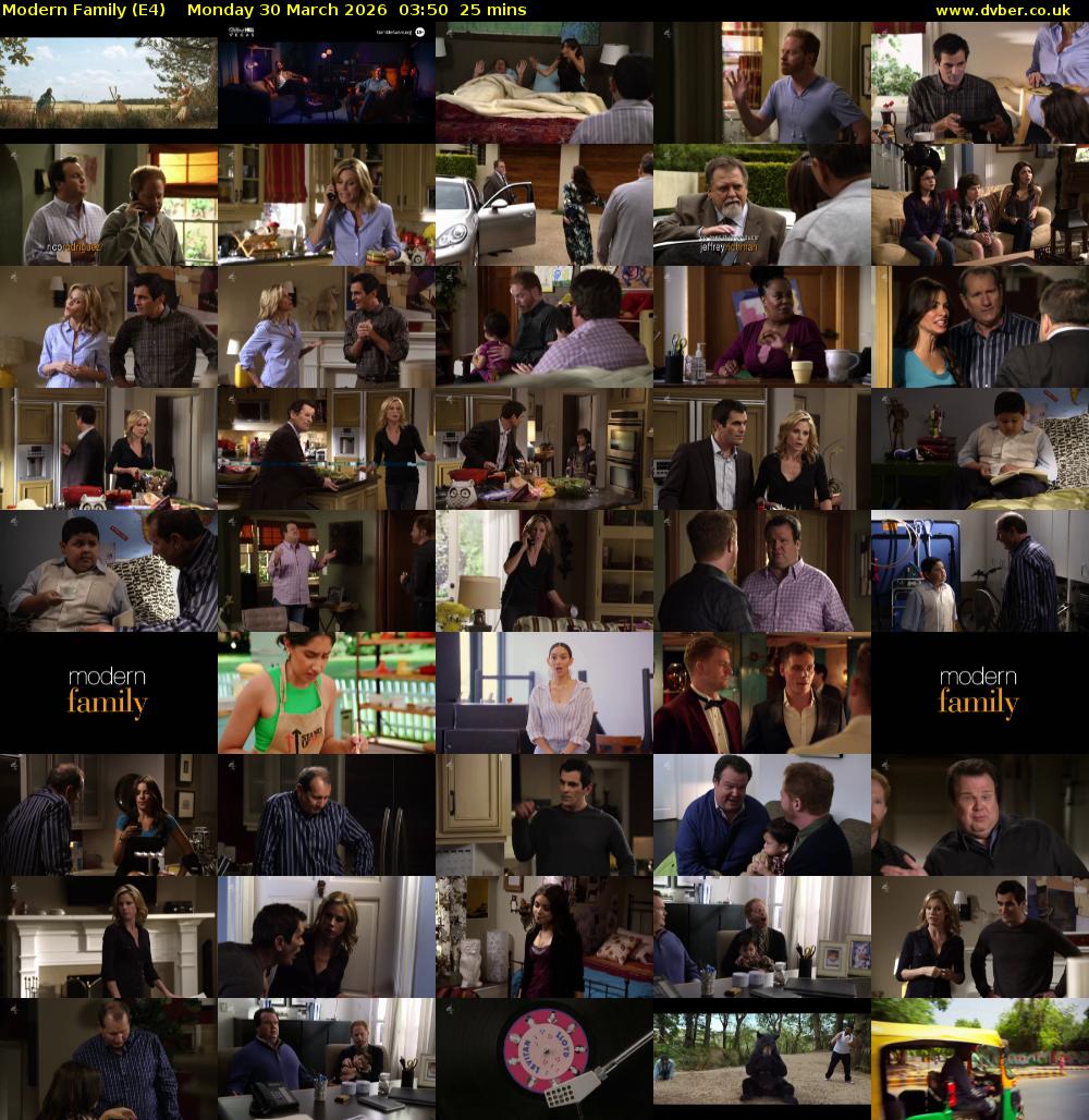 Modern Family (E4) Monday 30 March 2026 03:50 - 04:15